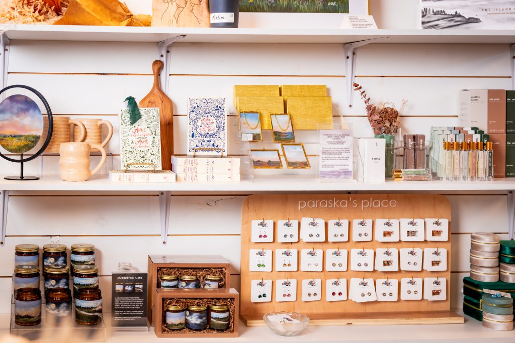 Local Artisan Gifts & Handmade Jewelry | Founders’ Food Hall & Market PEI Handcrafted jewelry, books, candles, and local artisan gifts on display at Founders’ Food Hall & Market in Charlottetown.